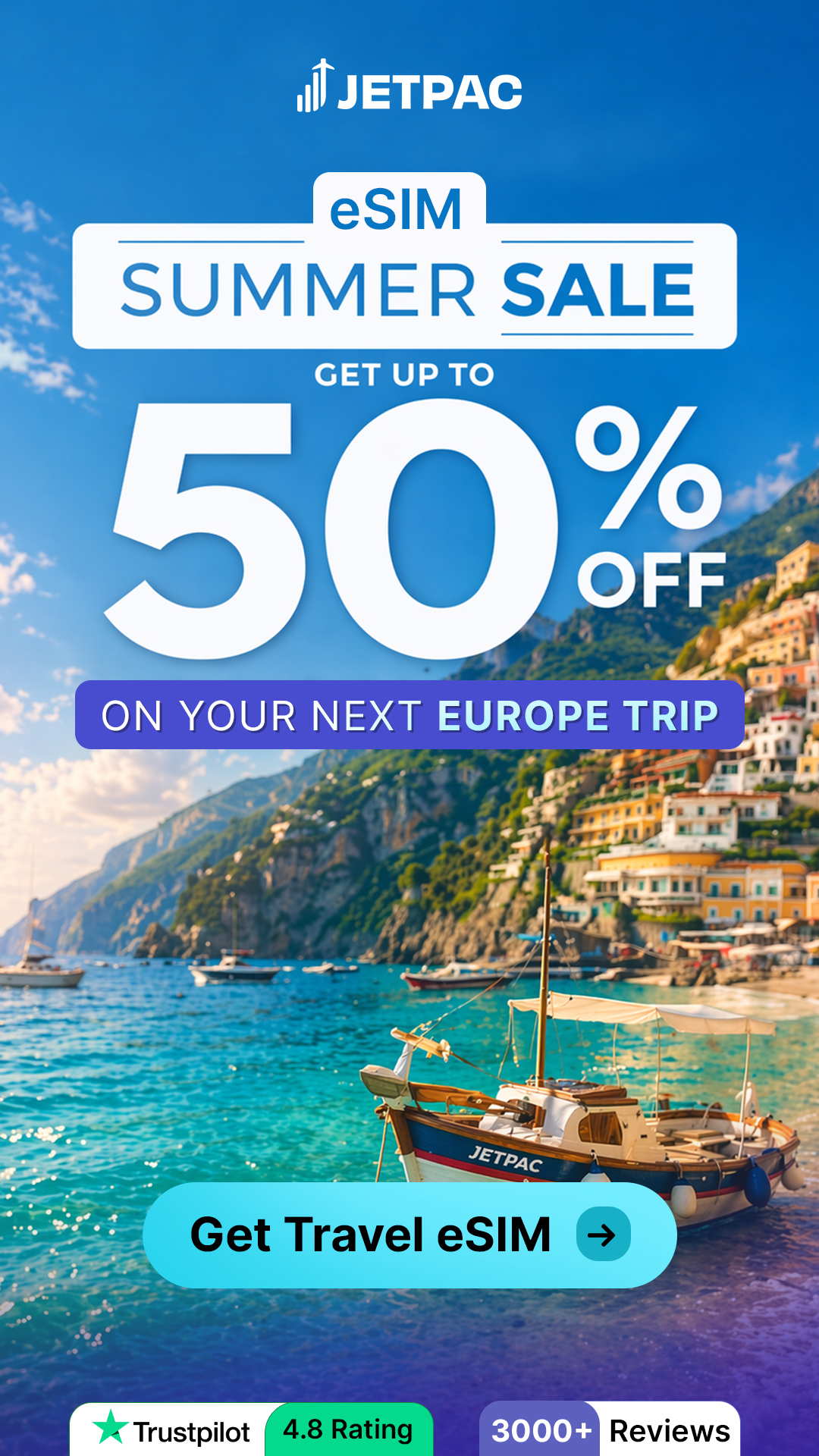Jetpac Facebook ad