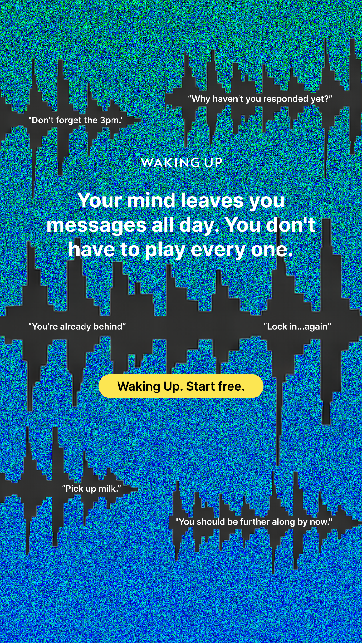 Waking Up Facebook ad