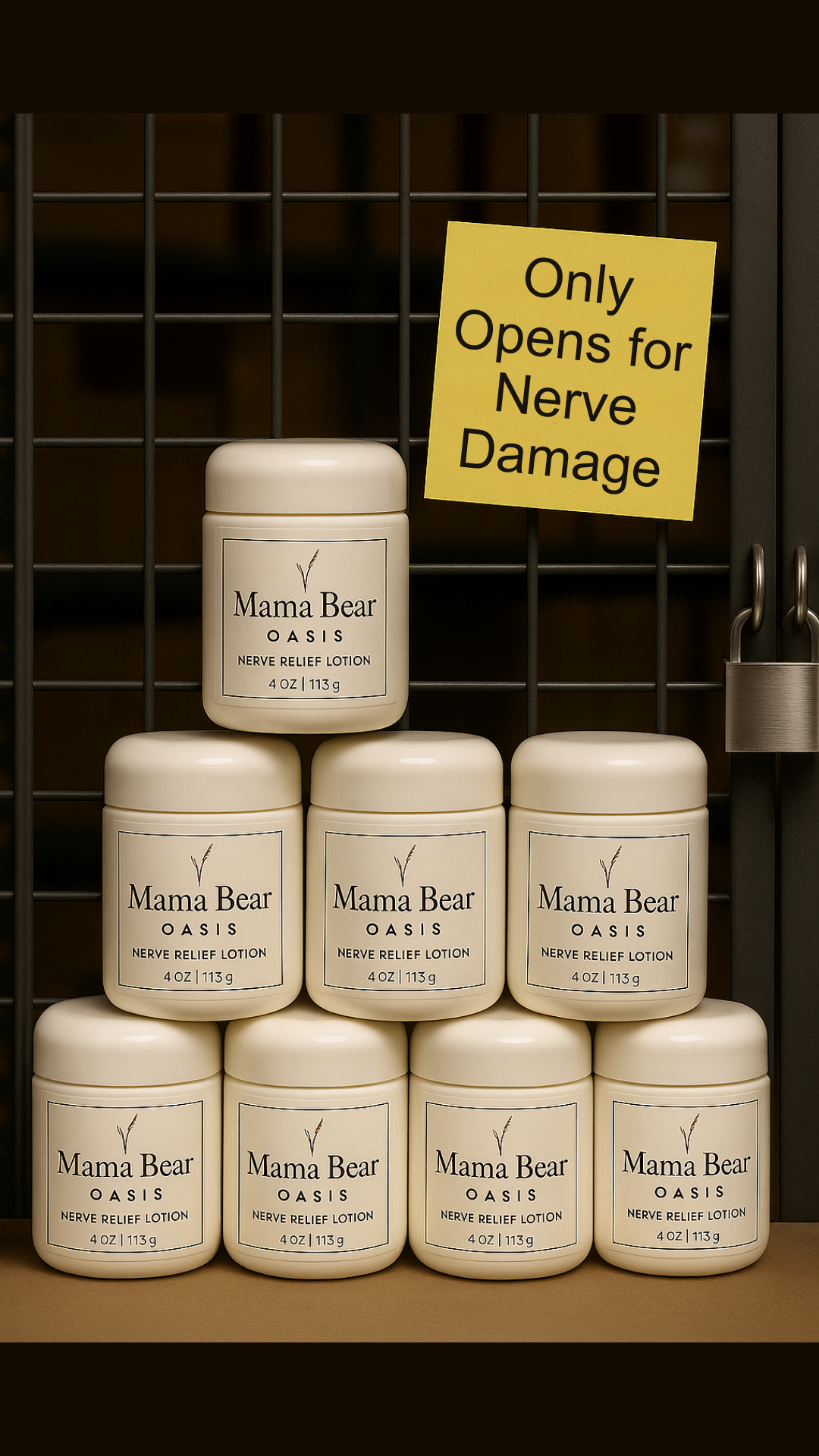Mama Bear Oasis Facebook ad: Put an End to Neuropathy Pain for Good!