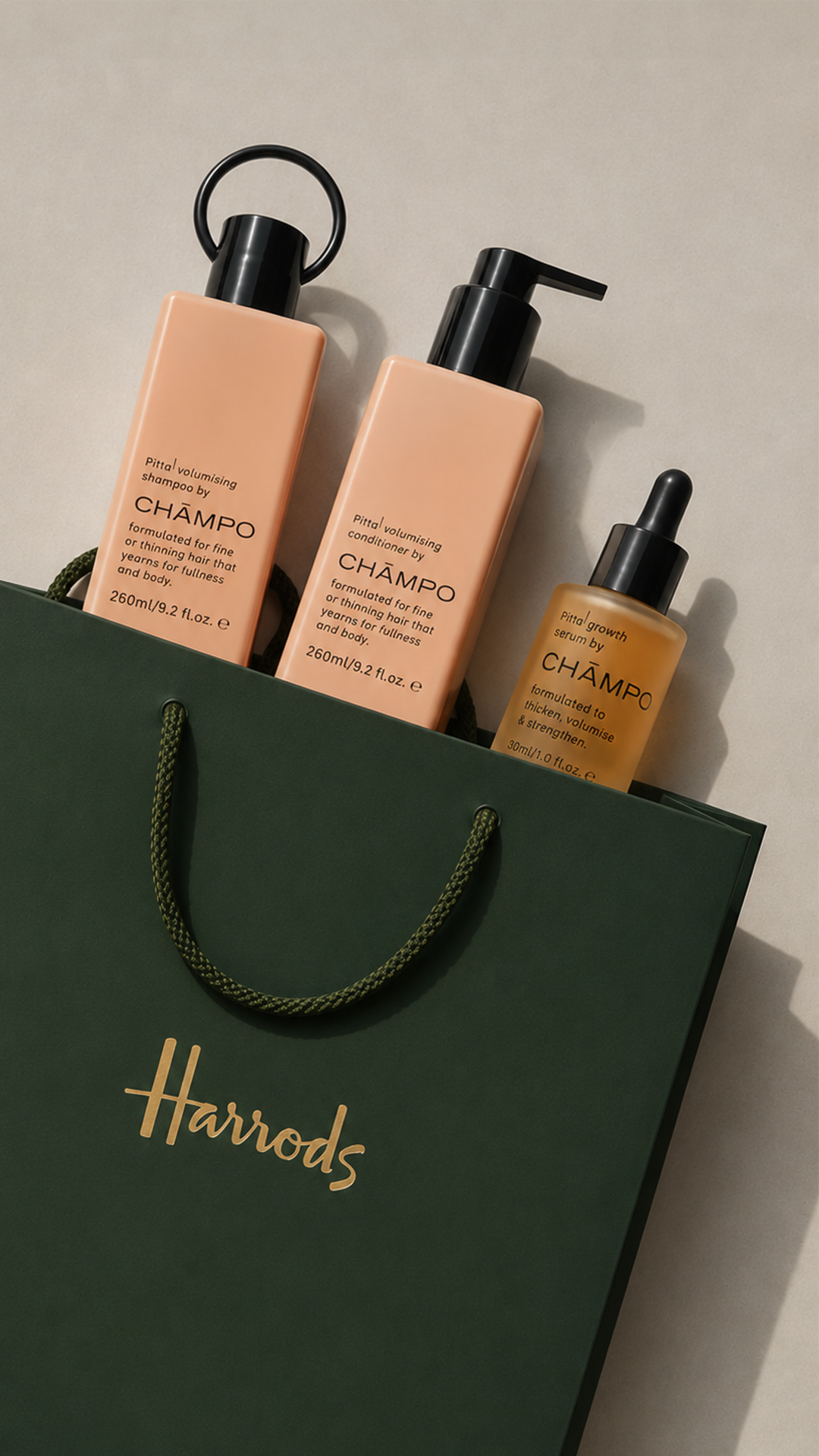 Chāmpo Haircare Facebook ad