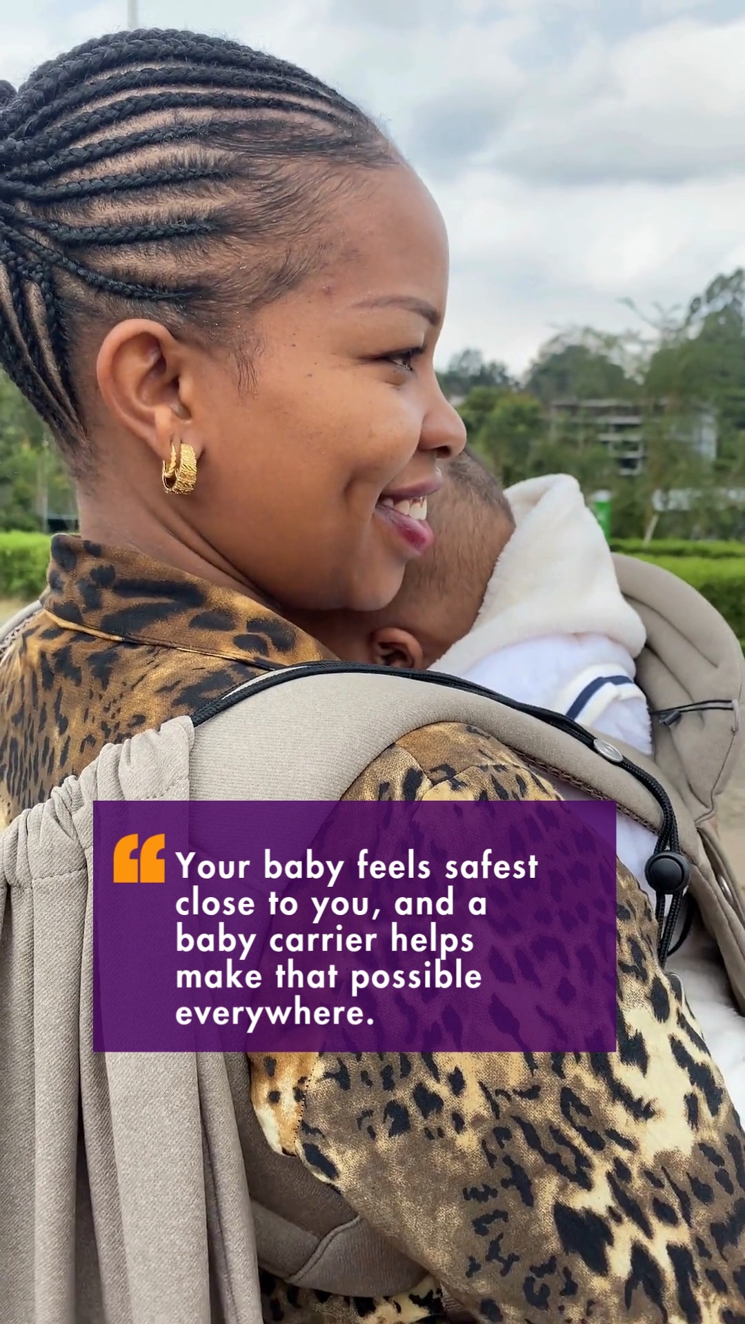 Amandas Baby Store - Back Up Facebook ad: Every cuddle lasts a little longer with a…