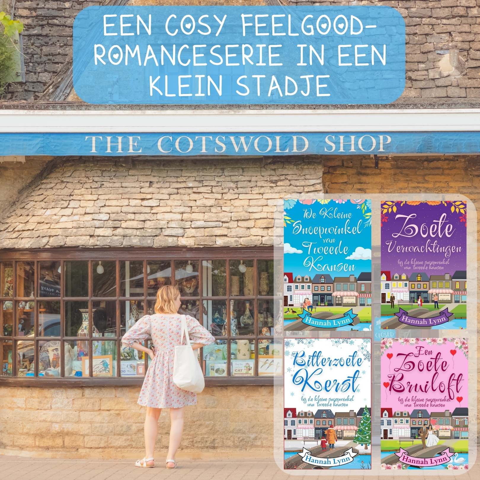 Hannah Lynn Facebook ad: Een cosy romanceserie in een klein stadje