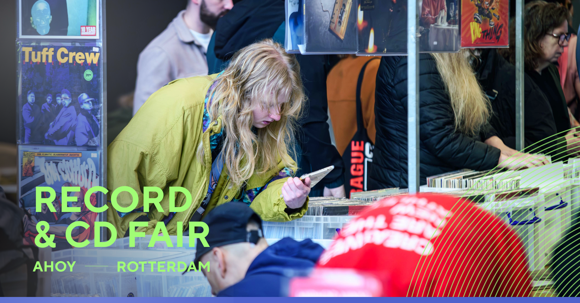 RecordPlanet Facebook ad: Record & CD Fair Rotterdam