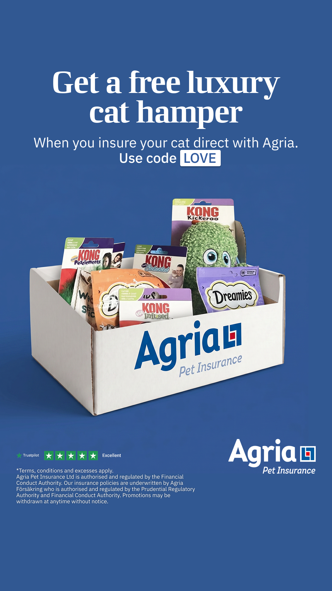 Agria Pet Insurance Facebook ad