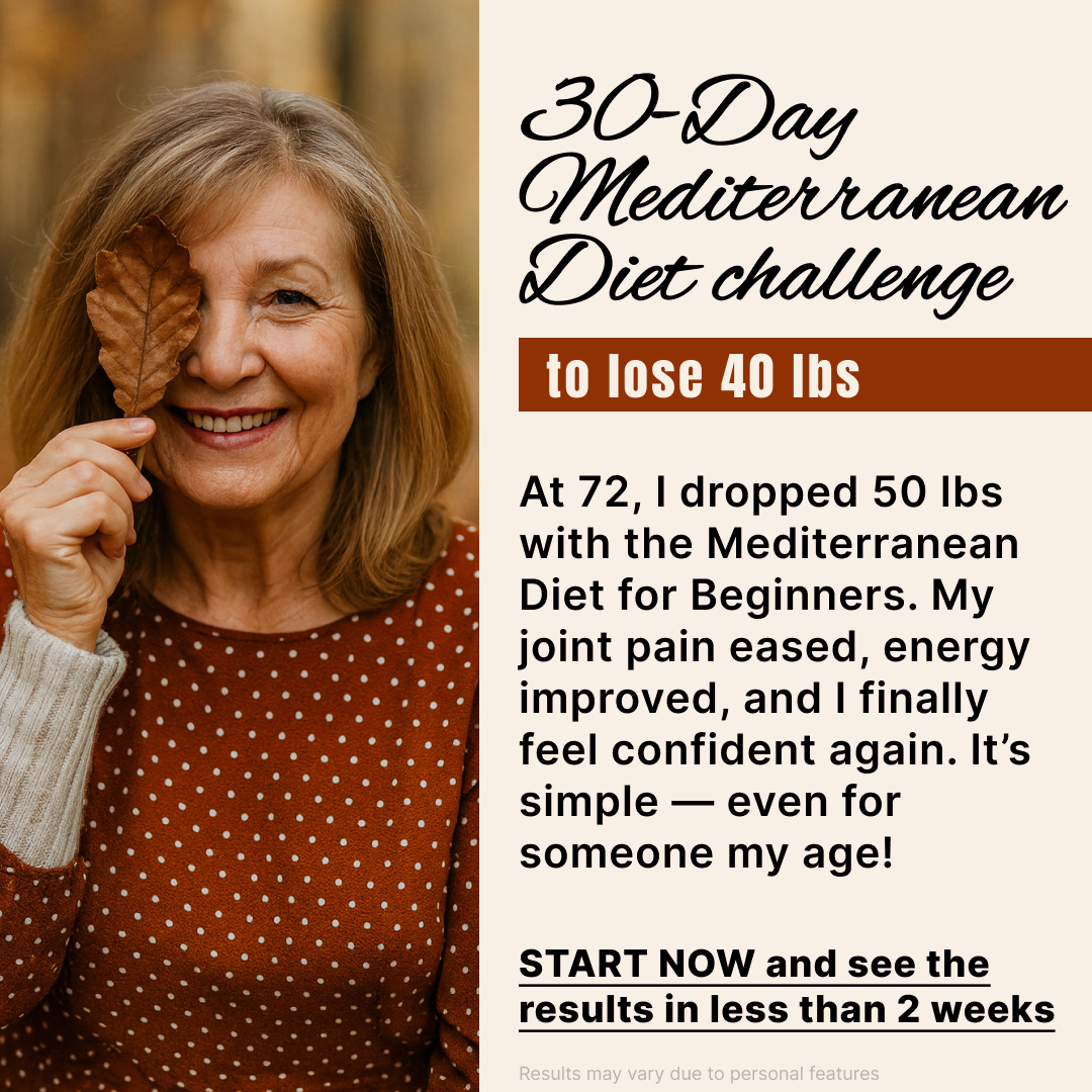 Mediterranean Diet for Beginners Facebook ad
