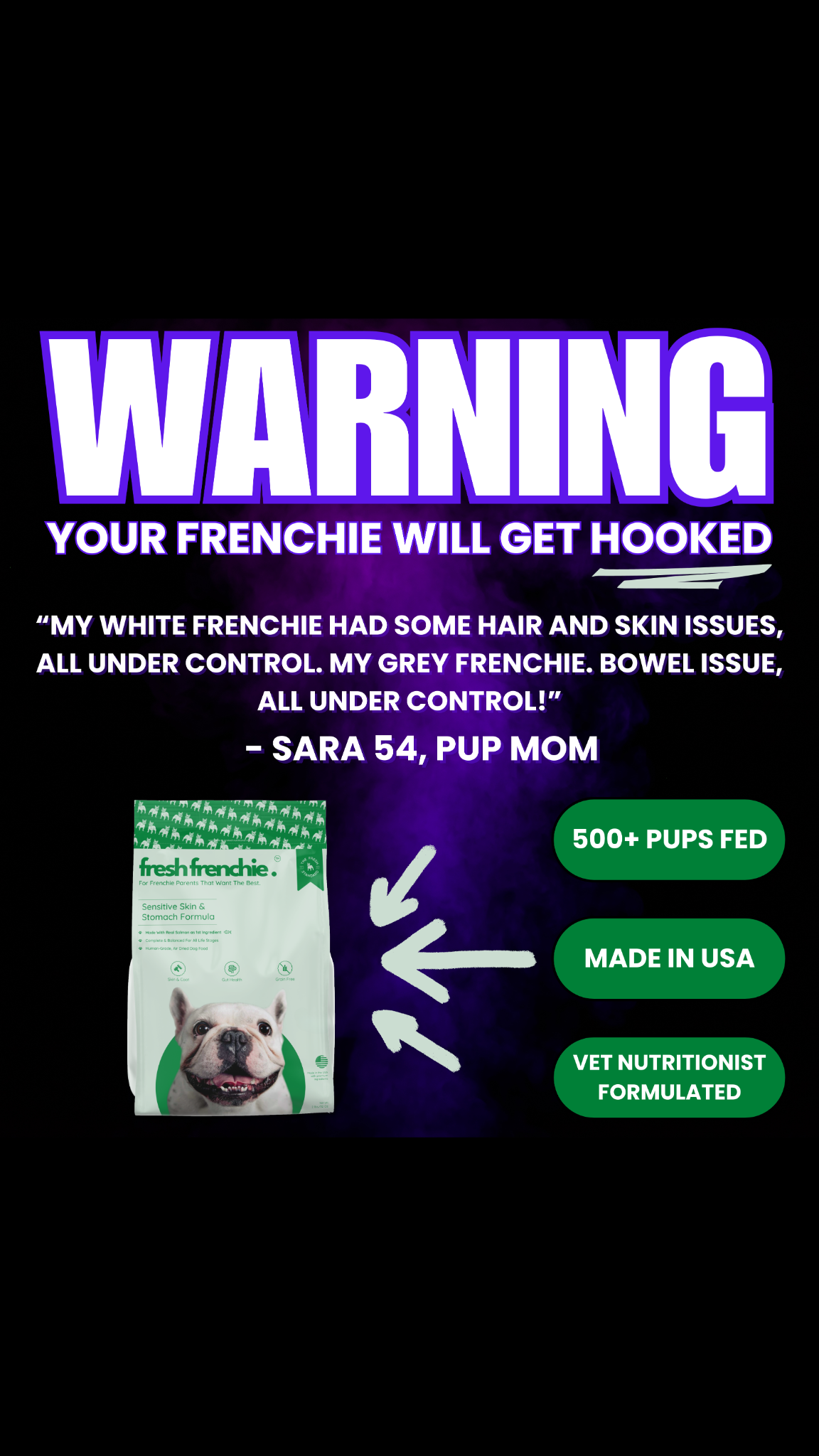 Fresh Frenchie Company Facebook ad