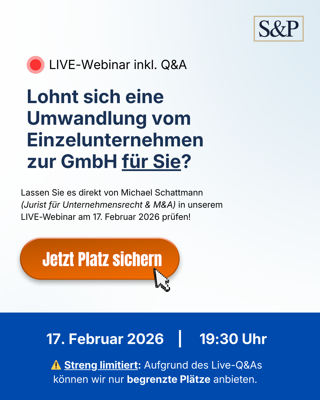 Michael Schattmann Facebook ad from May 14, 2026