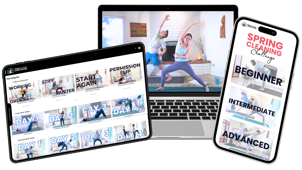 Yoga In Your Living Room Facebook ad from Nov 1, 2025