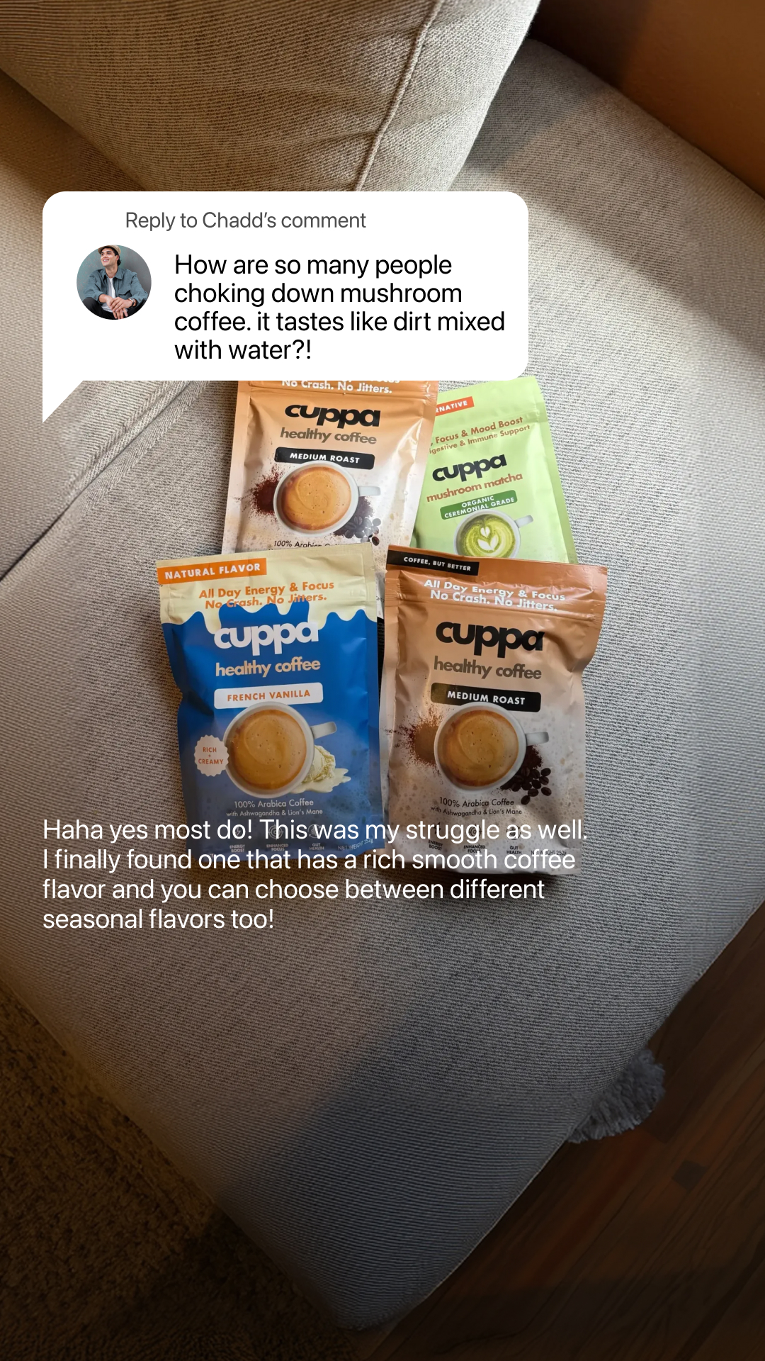 Coffee Fanatics Facebook ad