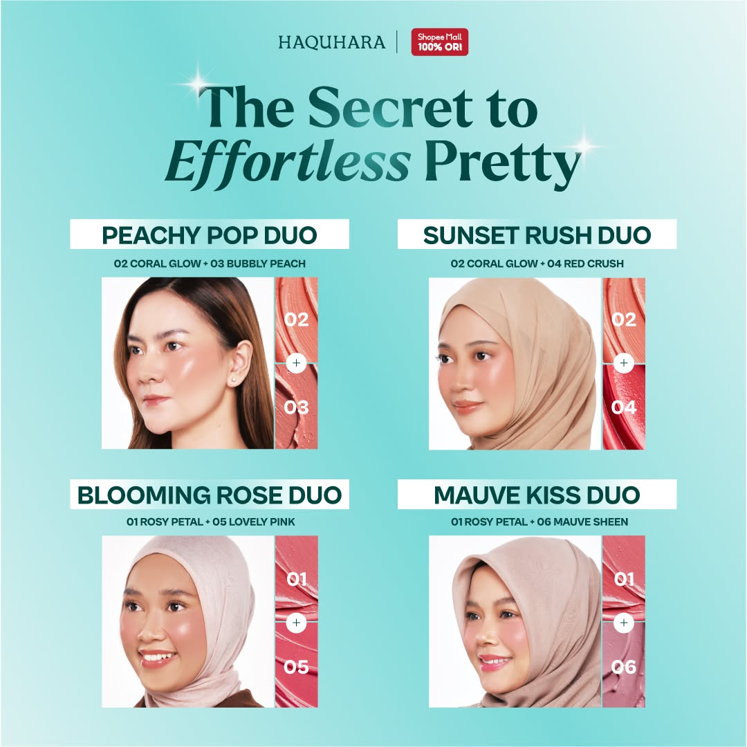Haquhara Facebook ad: The Secret to Effortless Pretty
