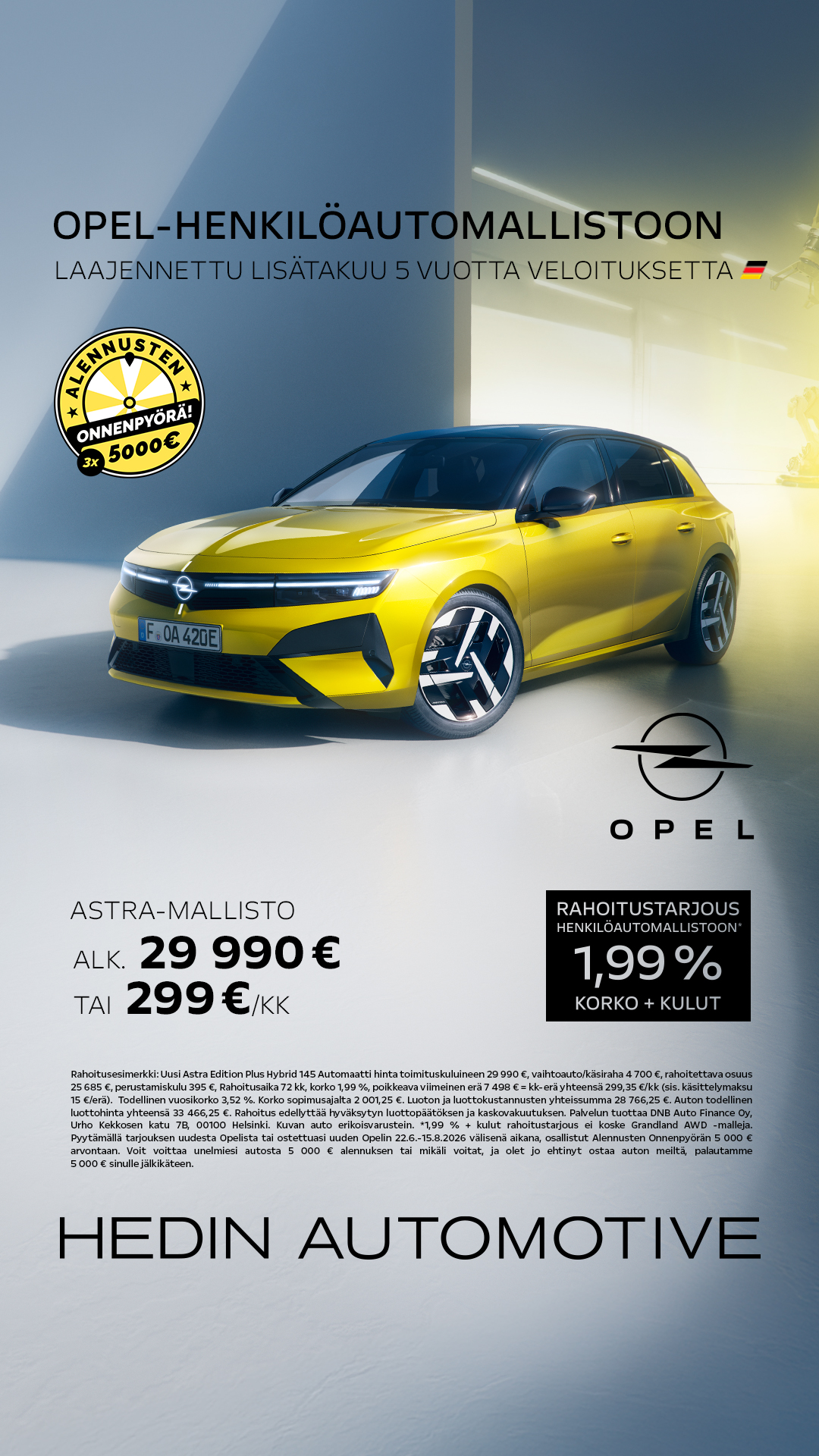 Hedin Automotive Finland Facebook ad