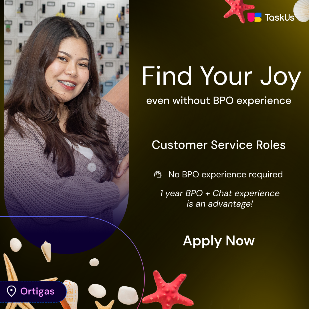 TaskUs Facebook ad
