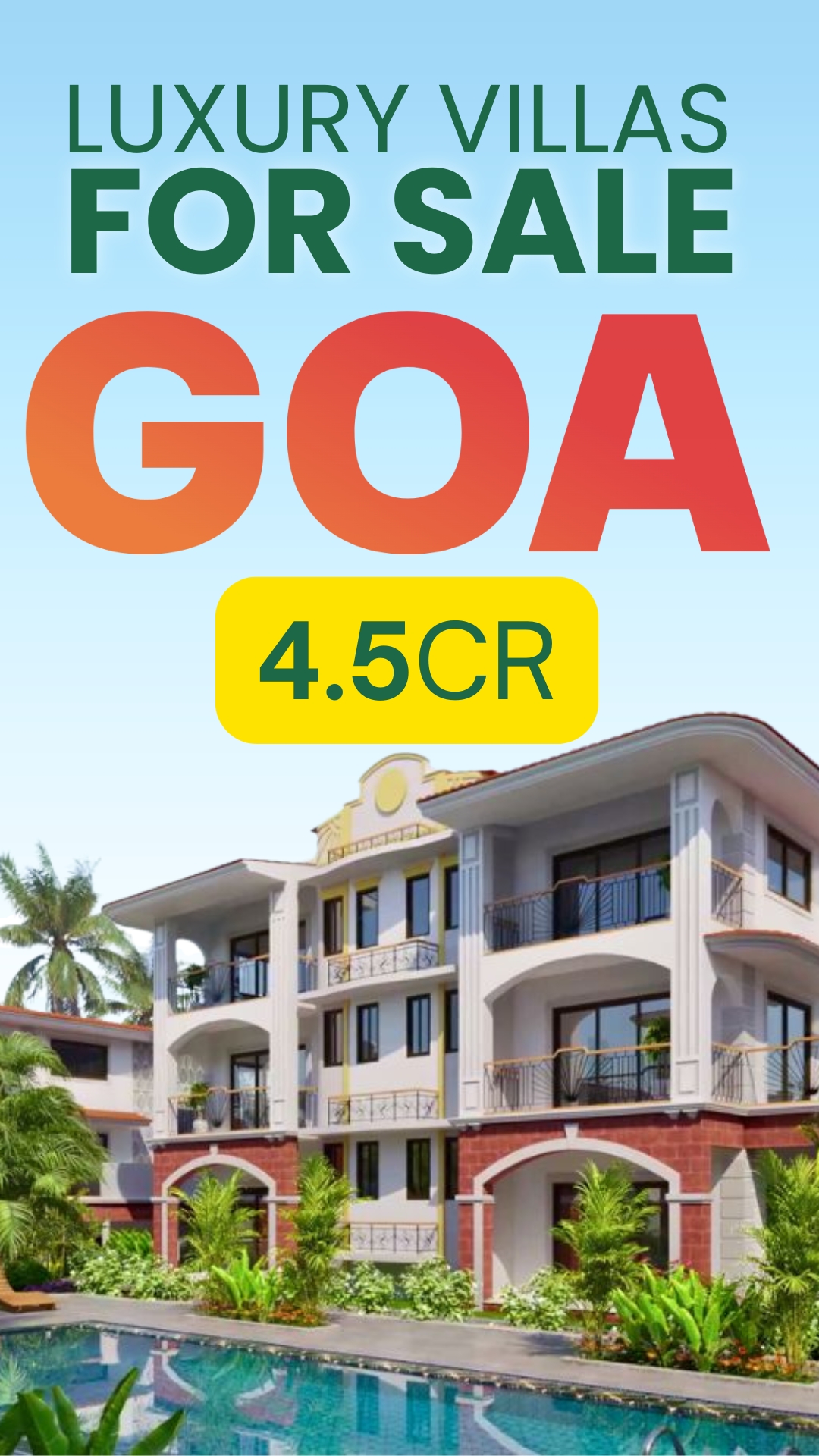 Acron Luxury Homes Goa Facebook ad from Nov 19, 2025