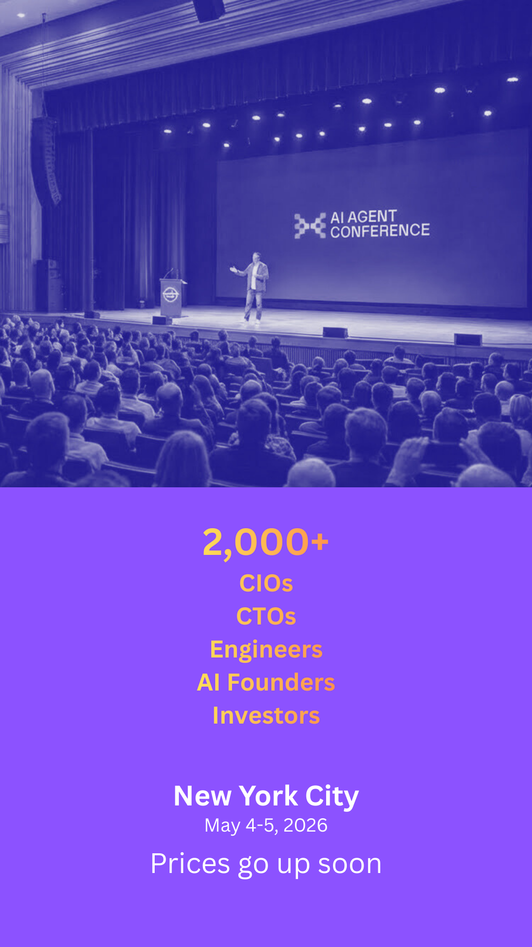 AI Agent Conference Facebook ad