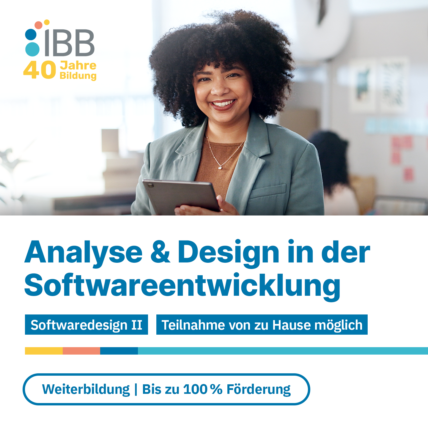 IBB Institut für Berufliche Bildung AG Facebook ad: Mit einer Weiterbildung beim IBB investierst du gezielt…