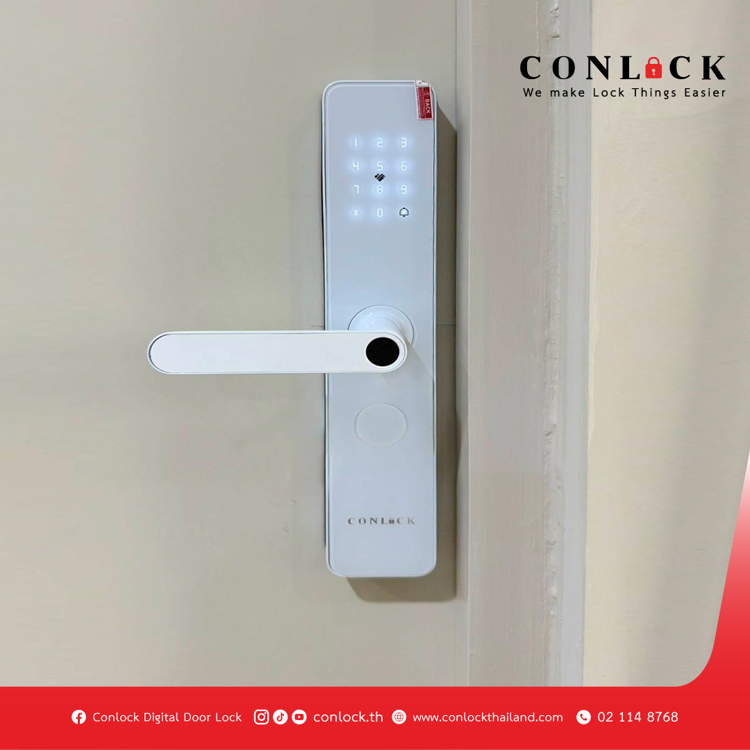 Conlock Digital Door Lock : คอนล็อค กลอนประตูดิจิตอล Facebook ad