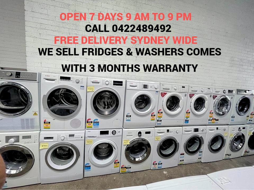 Sameer Imran Facebook ad: WASHING MACHINES FOR SALE FREE DELIVERY SYDNEY