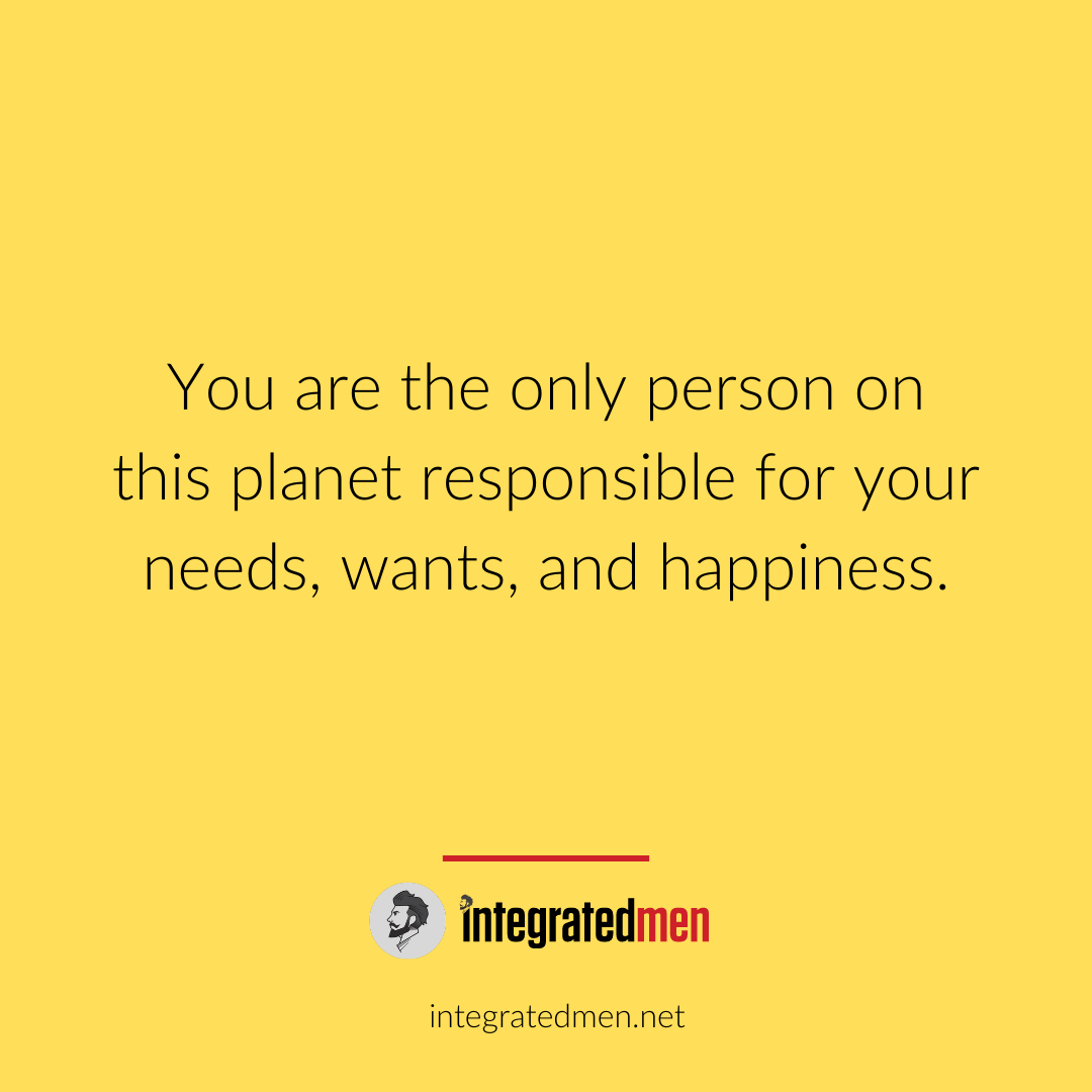 Integrated Men Facebook ad: Too often we become resentful and blame the…