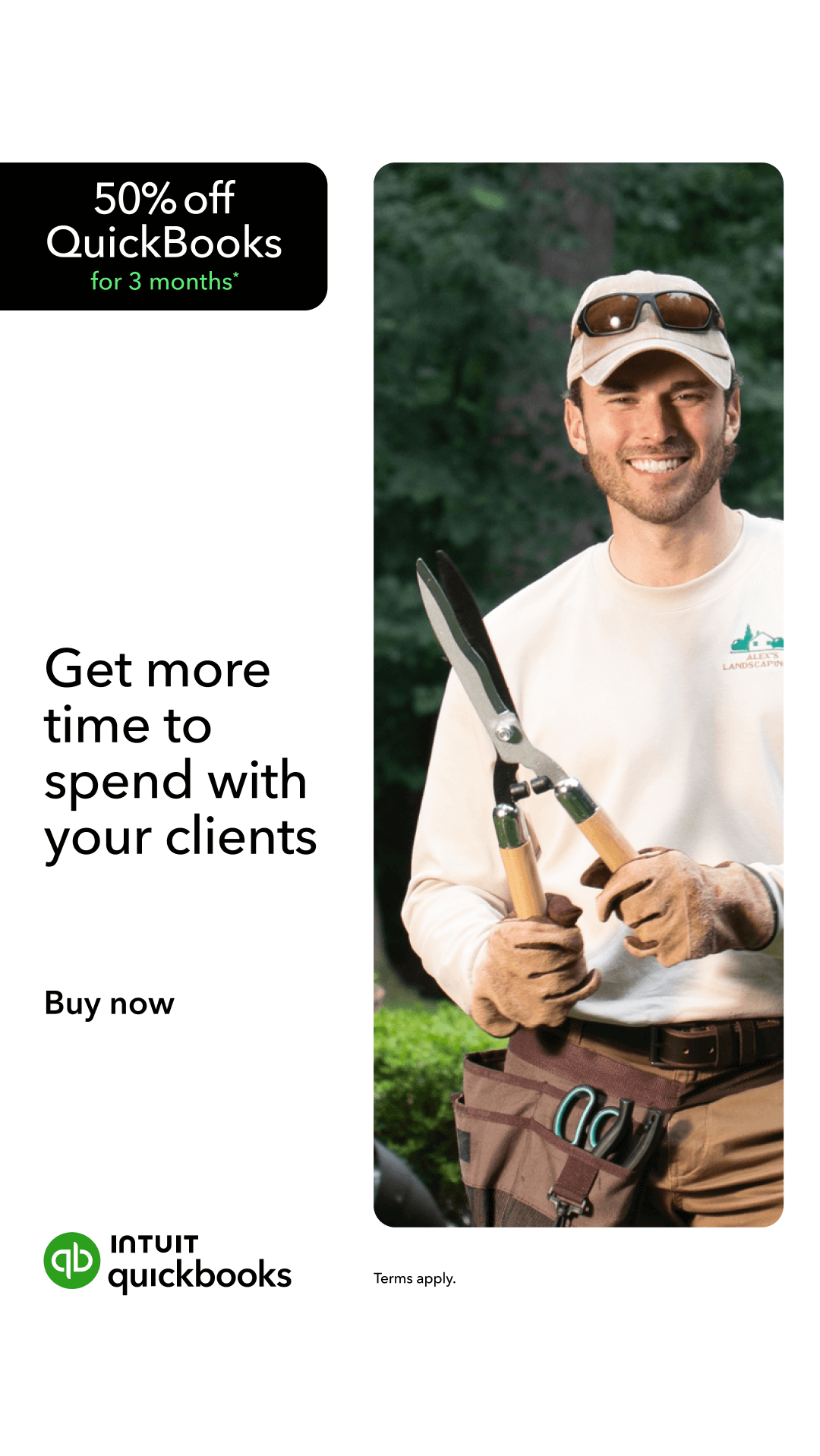 Intuit QuickBooks Facebook ad
