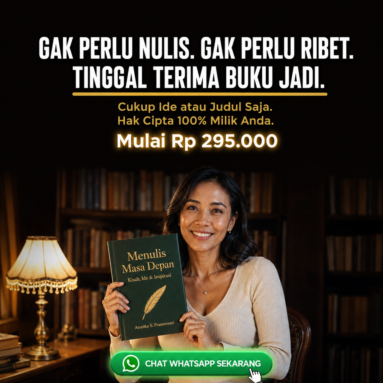 Jasa Penulisan Buku Ghostwriting Facebook ad