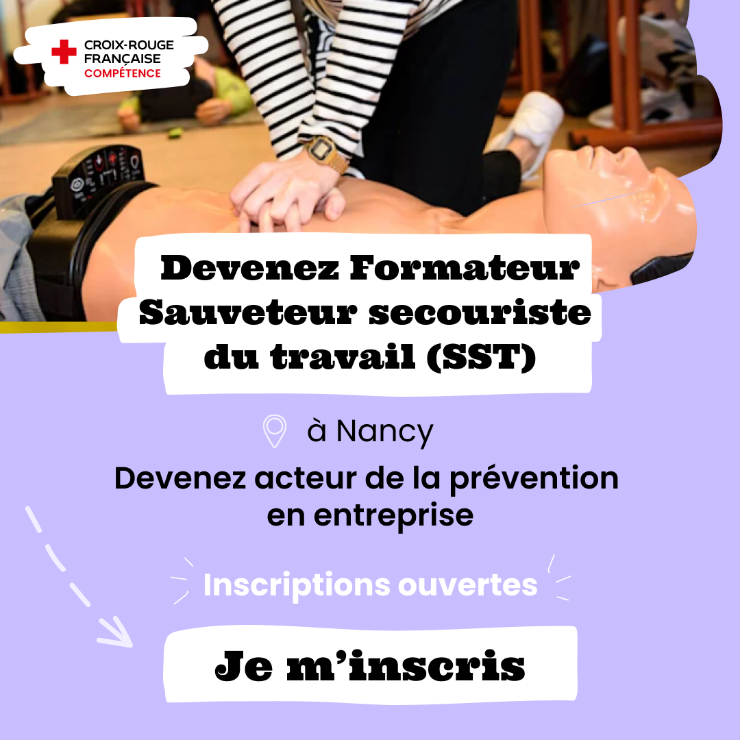 Croix-Rouge Compétence Facebook ad: Inscrivez-vous dès maintenant