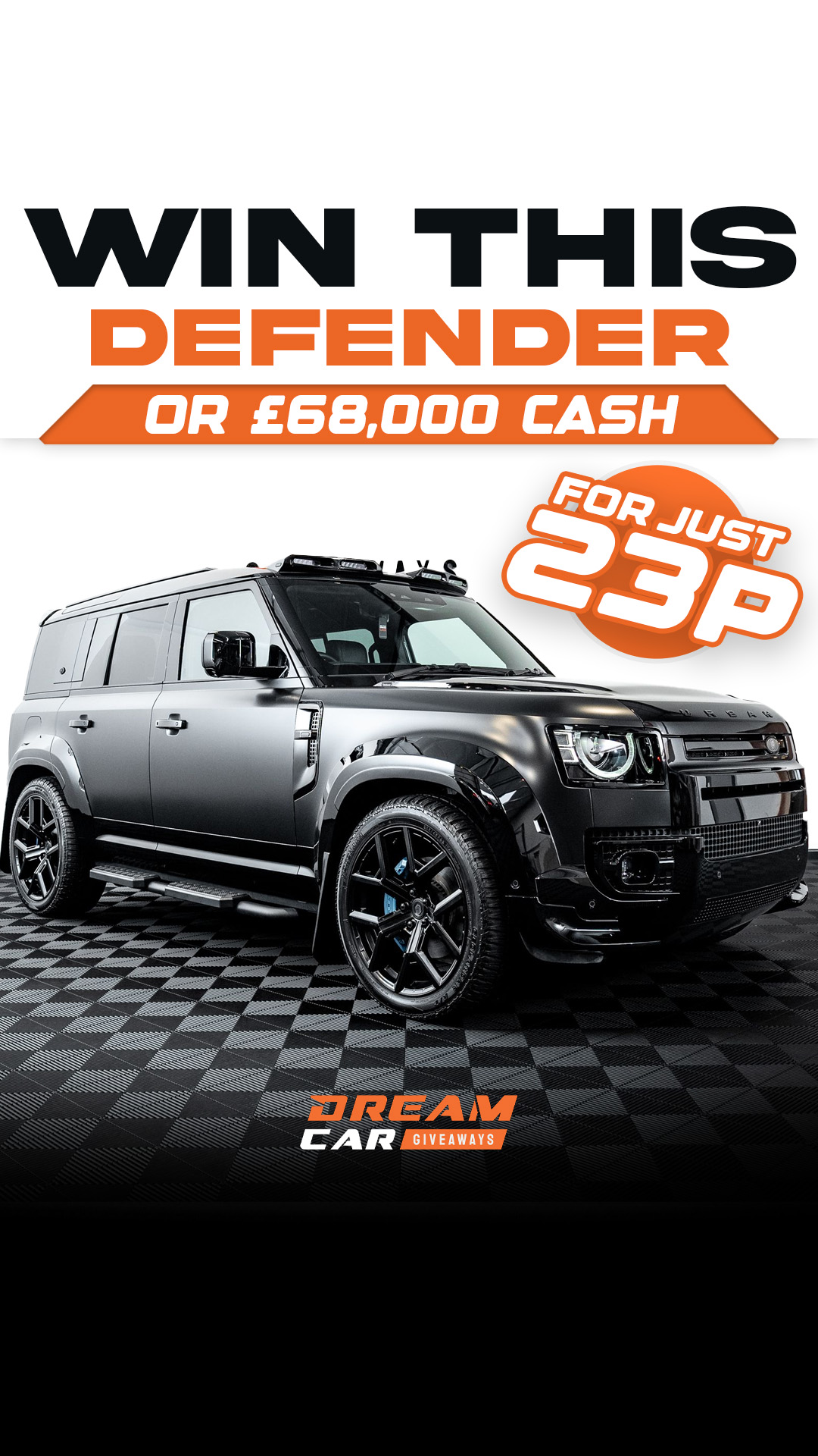 Dream Car Giveaways Facebook ad