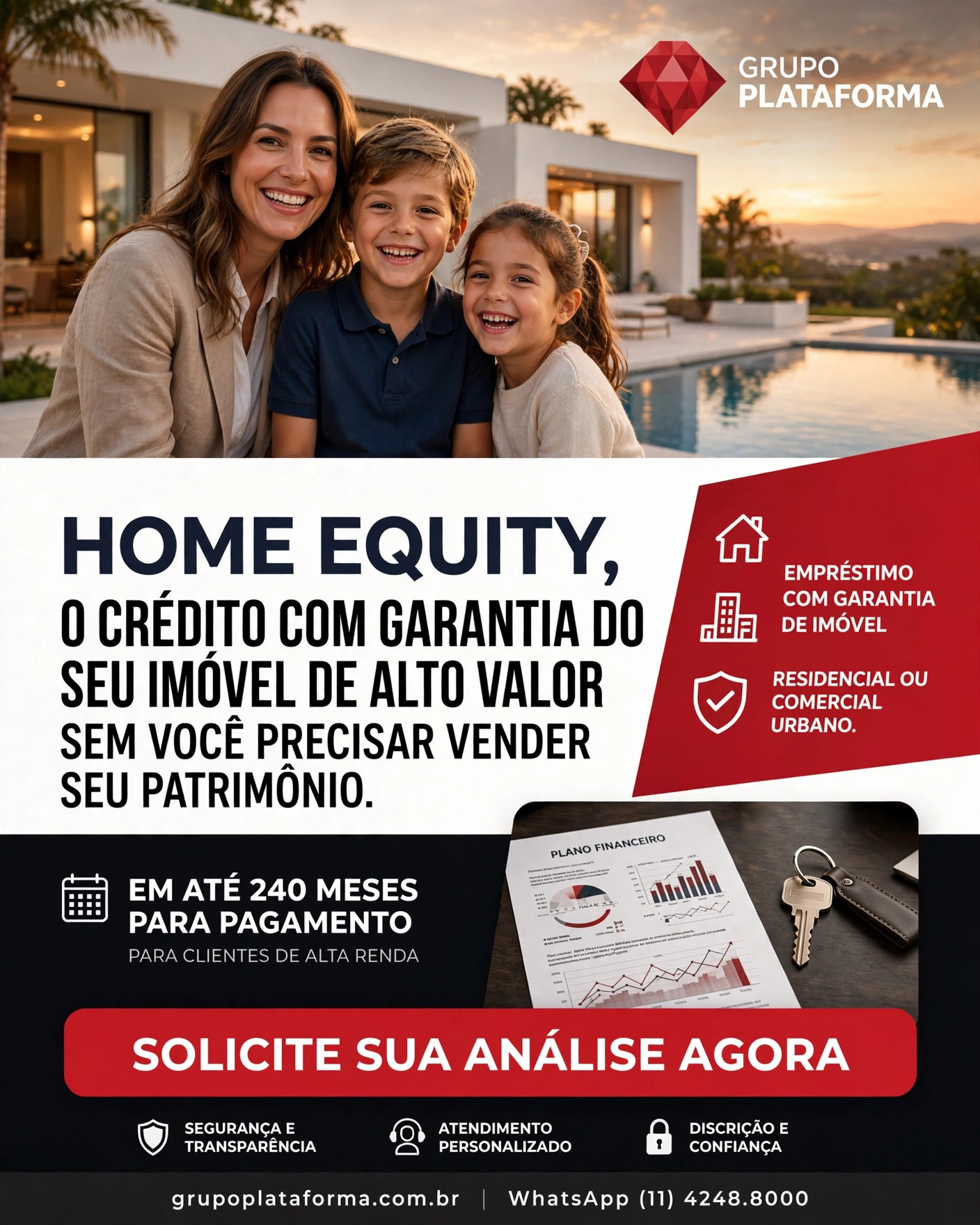 Grupo Plataforma Facebook ad: Converse conosco