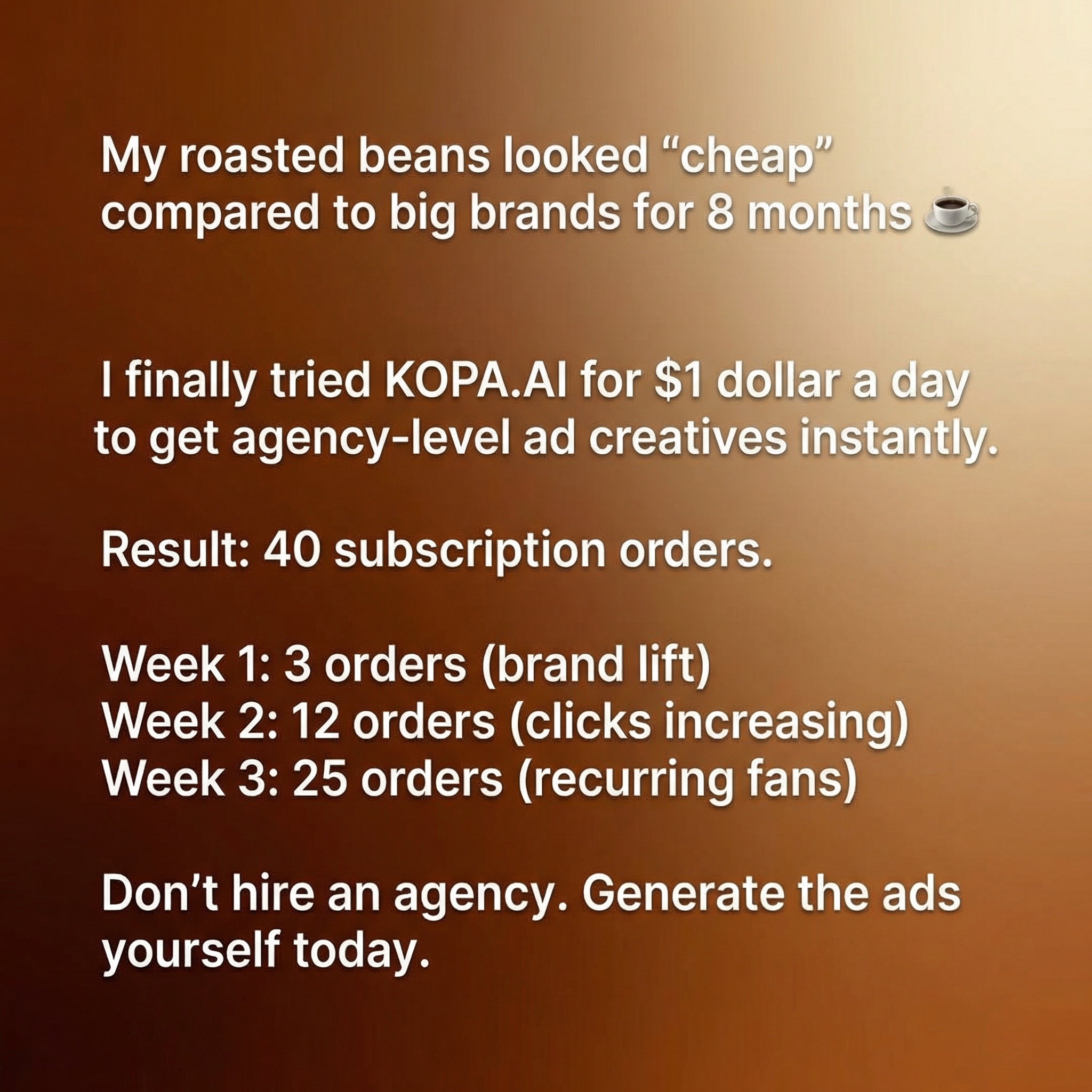 AI tools Facebook ad