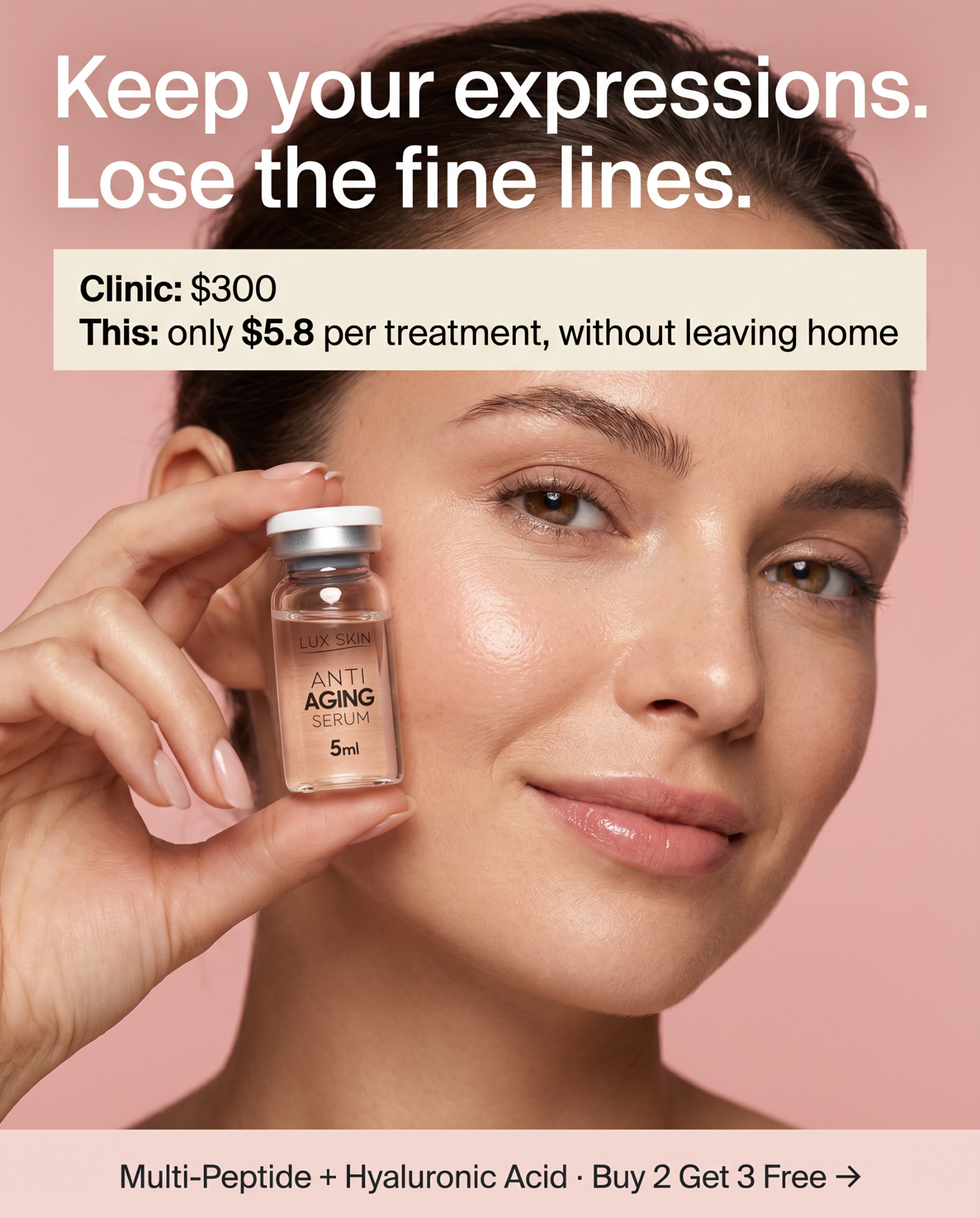 LUX SKIN Facebook ad