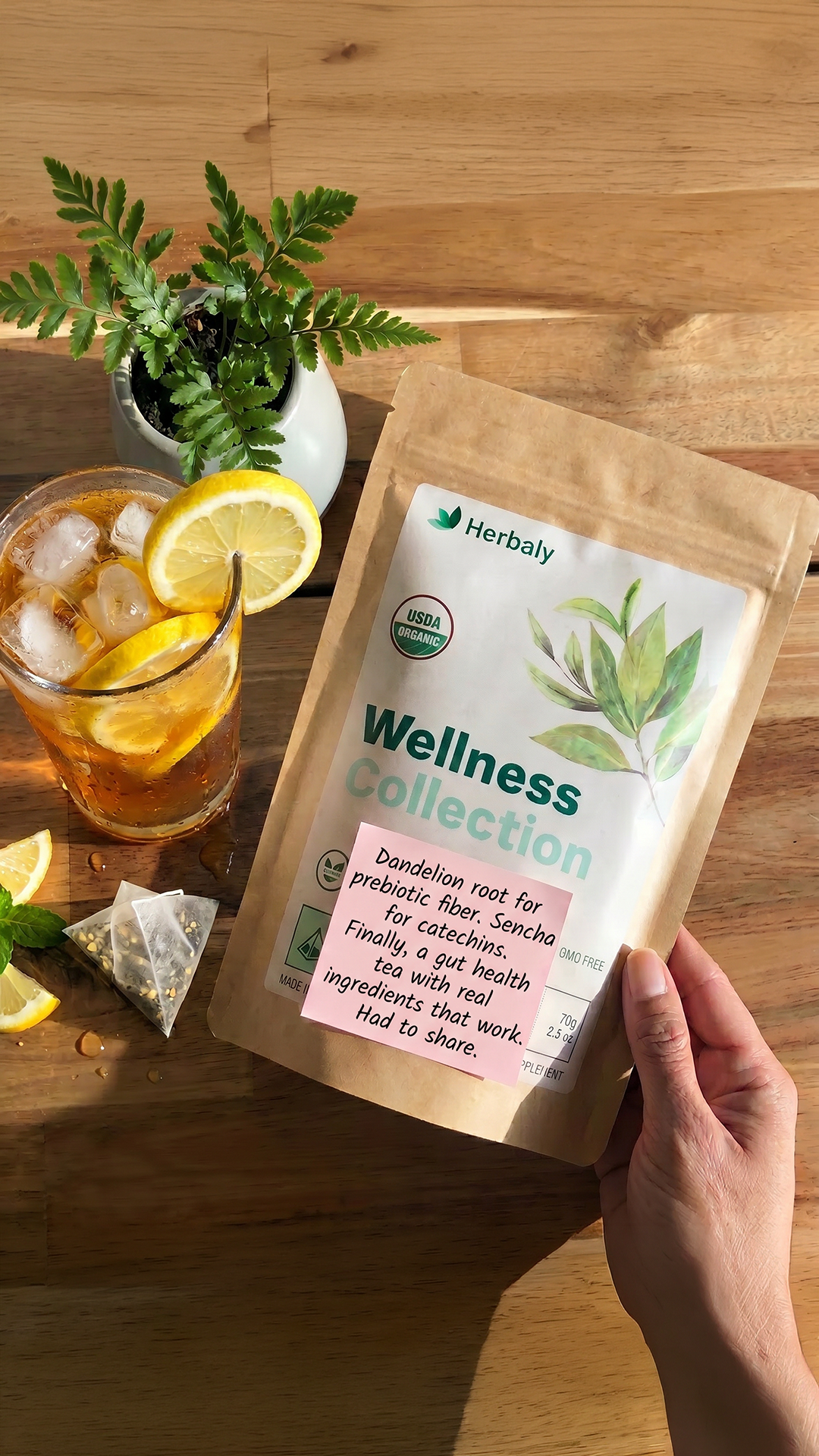 Herbaly Facebook ad