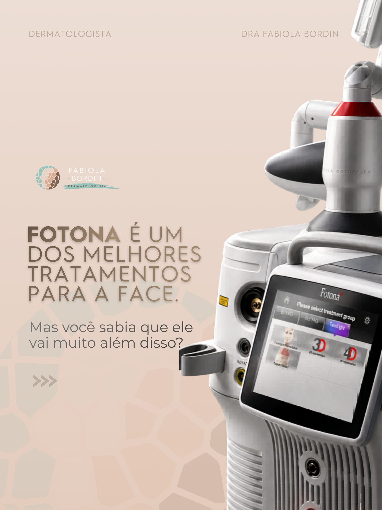 Dra Fabiola Bordin Facebook ad: O Fotona é o equipamento que eu mais…