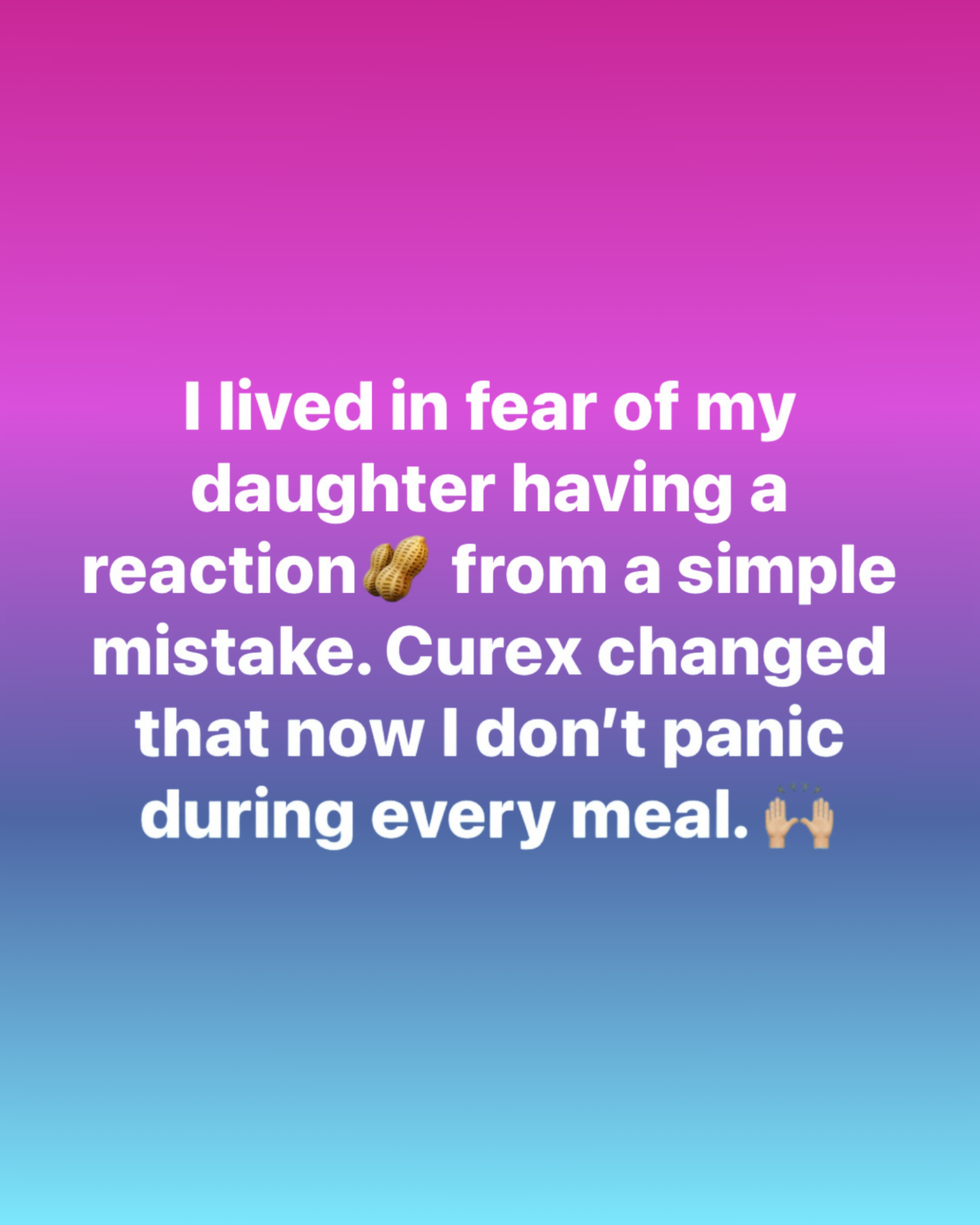 Curex Allergy Facebook ad