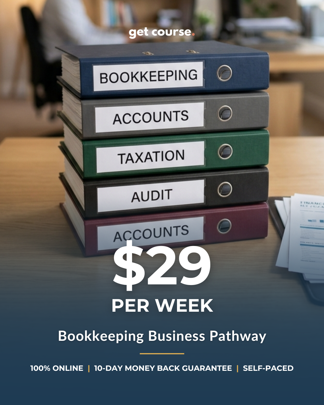 Get Course Co Facebook ad
