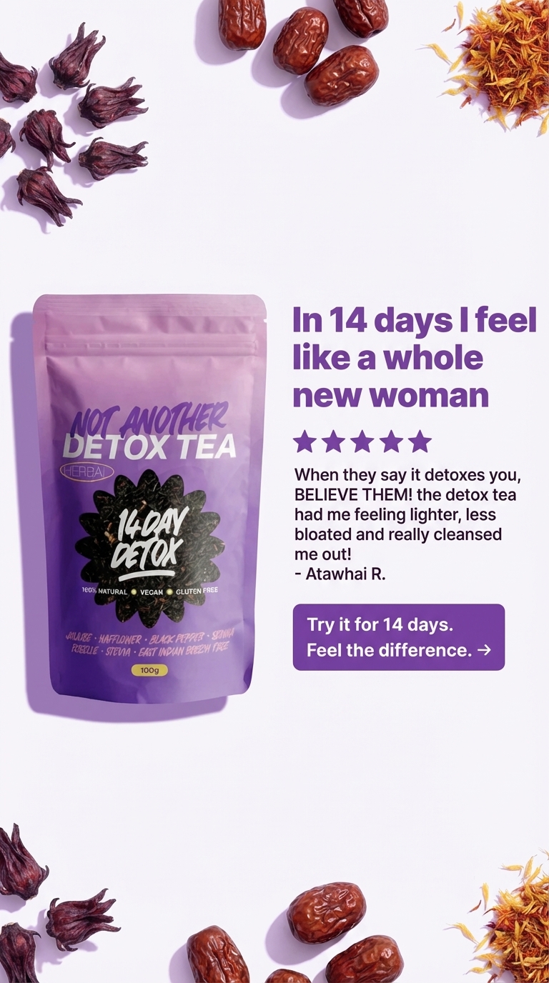 NA Detox Tea Facebook ad