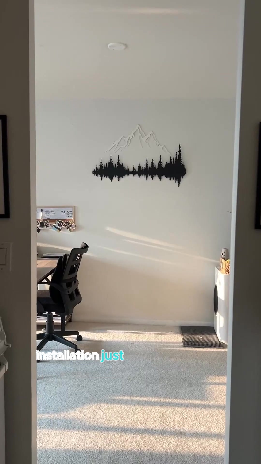 Grandmix Facebook ad: Laser-Cut Steel Mountains, From $75