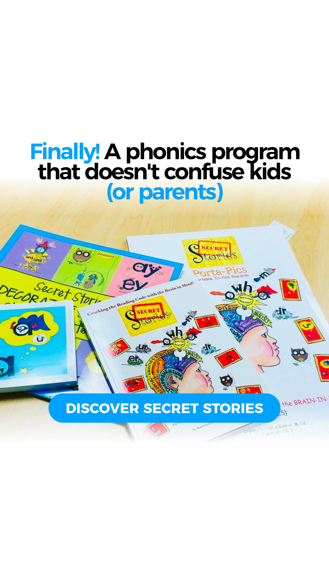Secret Stories Phonics Facebook ad