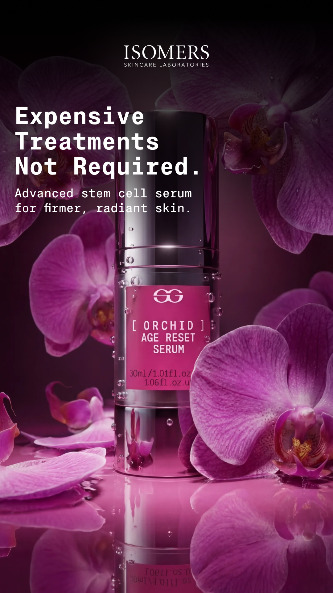 Isomers Skincare Facebook ad
