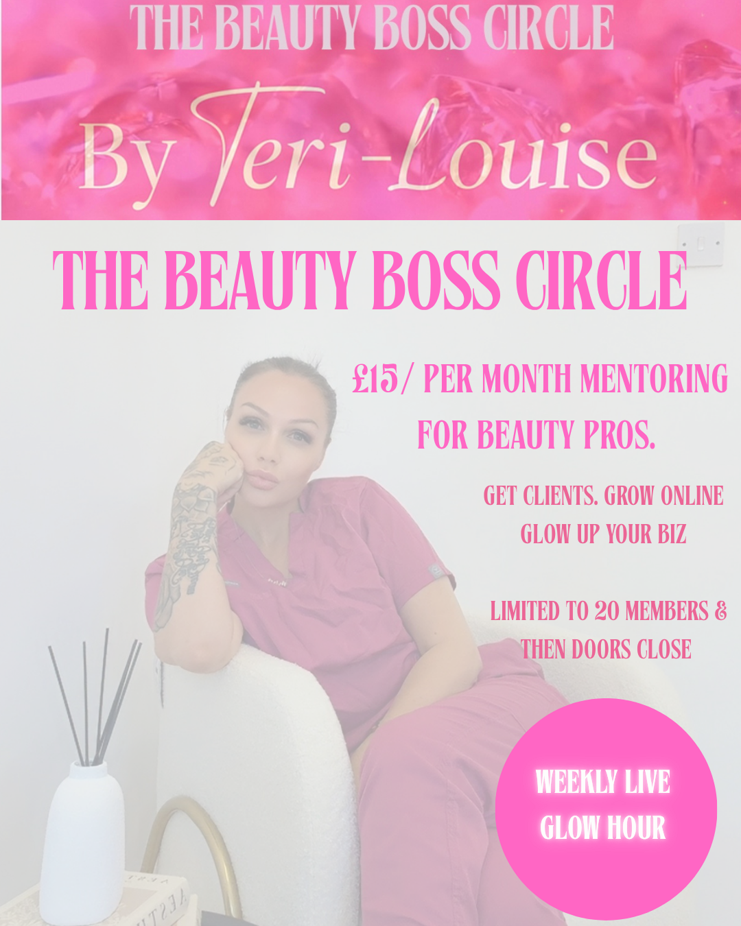 Teri-Louise Aesthetics Facebook ad from Jul 29, 2025