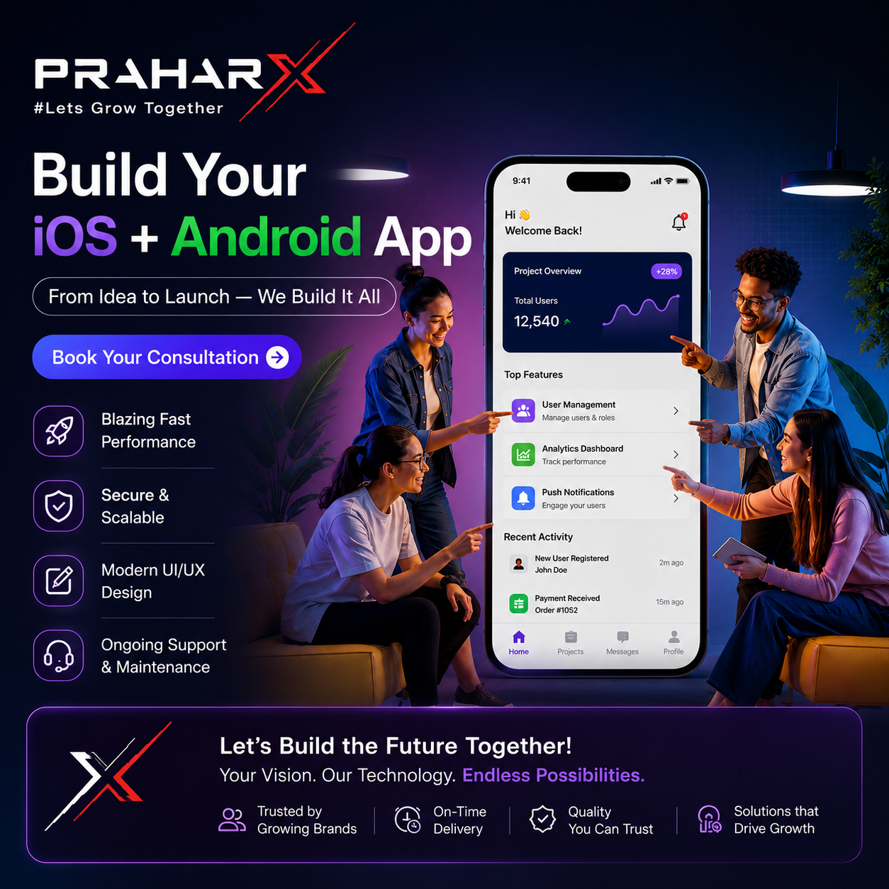 PraharX Technology Facebook ad