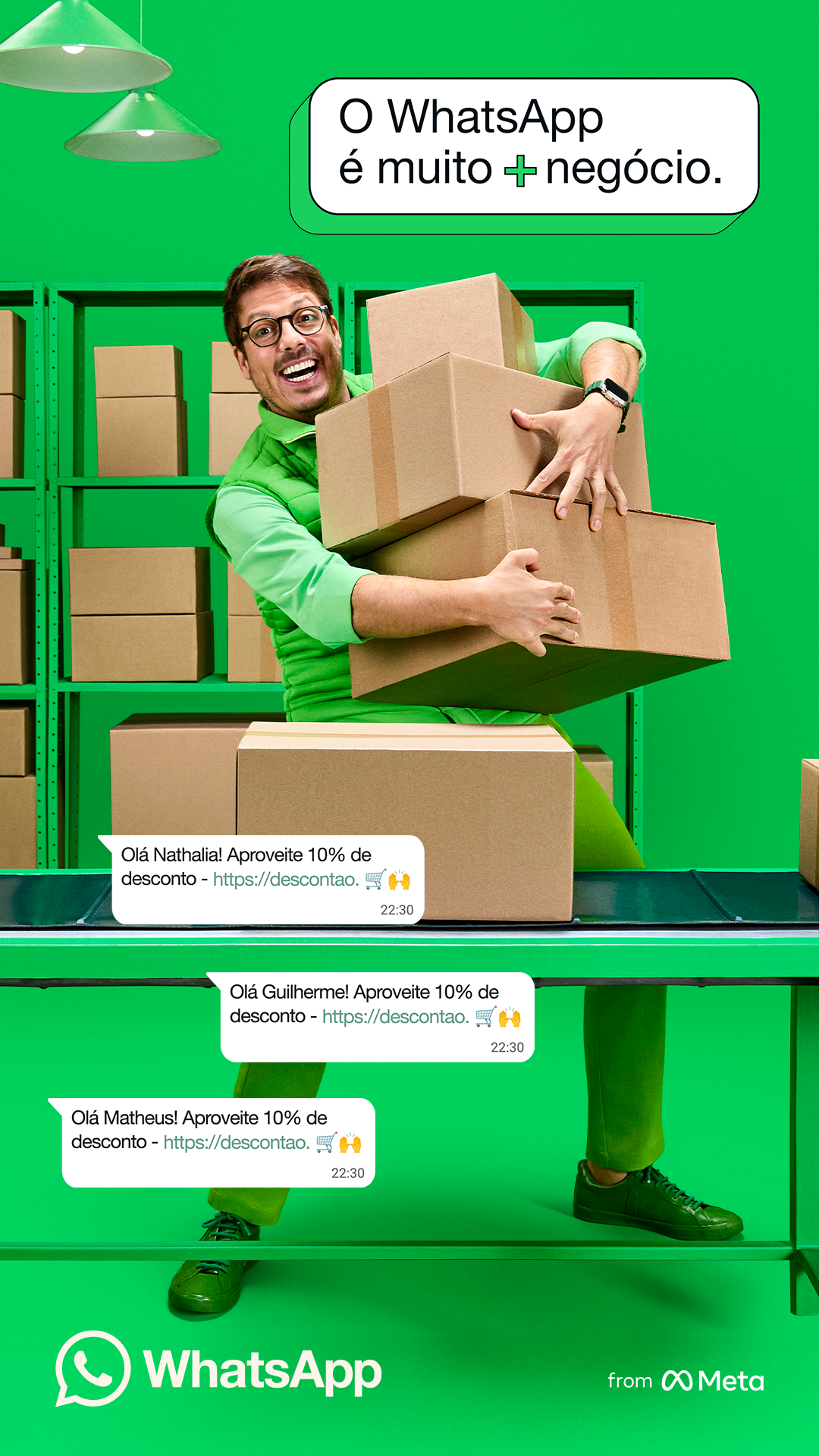 WhatsApp Facebook ad