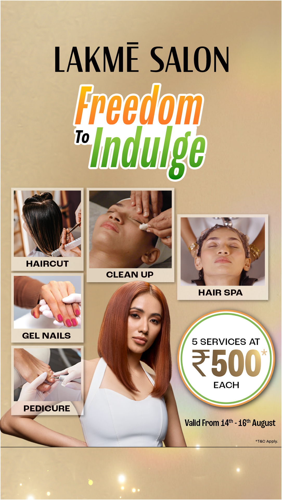 Lakme Salon Facebook ad