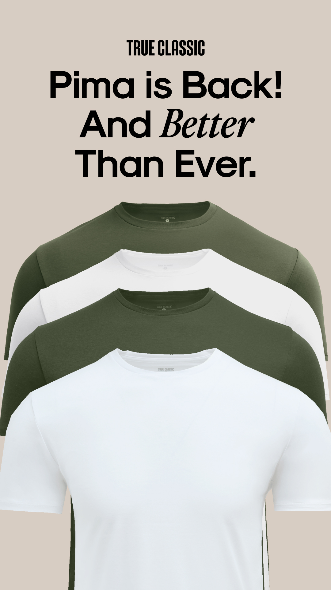 True Classic Facebook ad