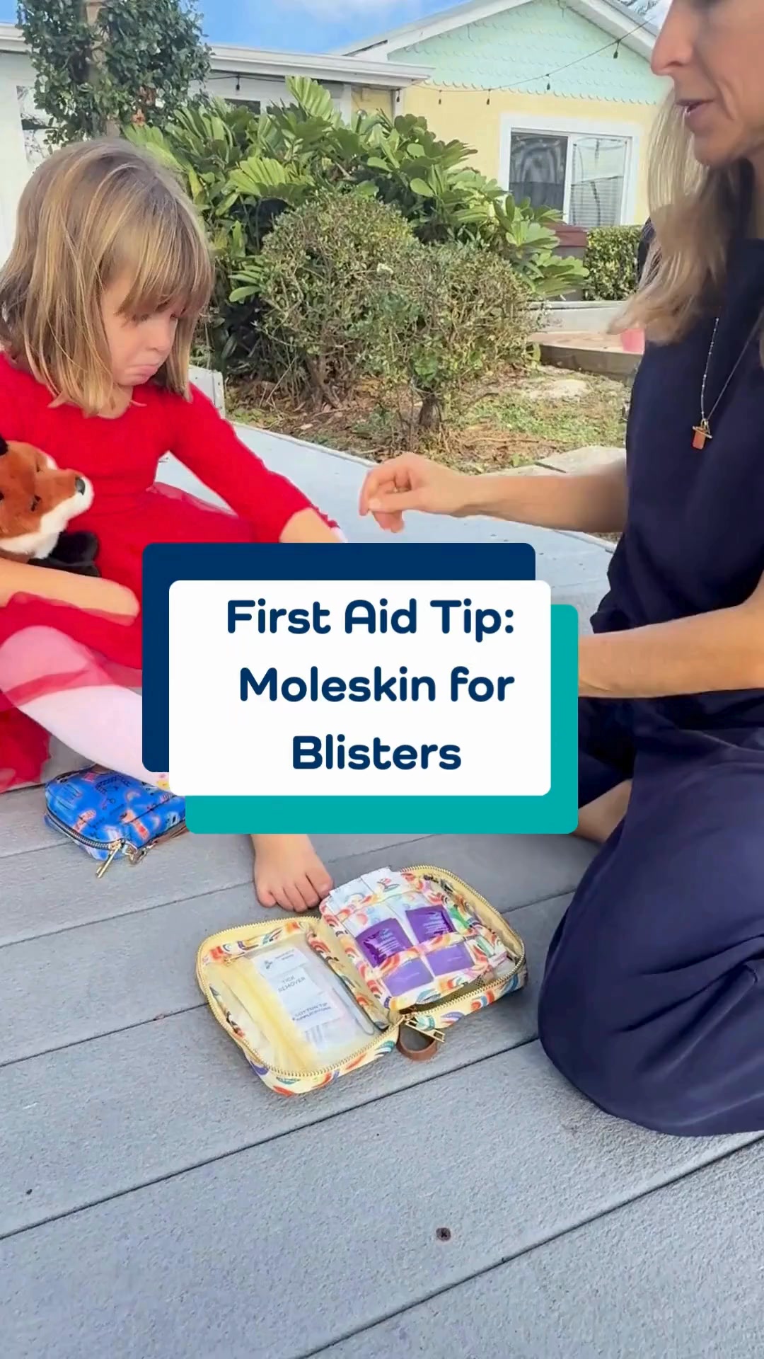 KeepGoing First Aid Facebook ad: First Aid Tip #6: How to Treat Blisters