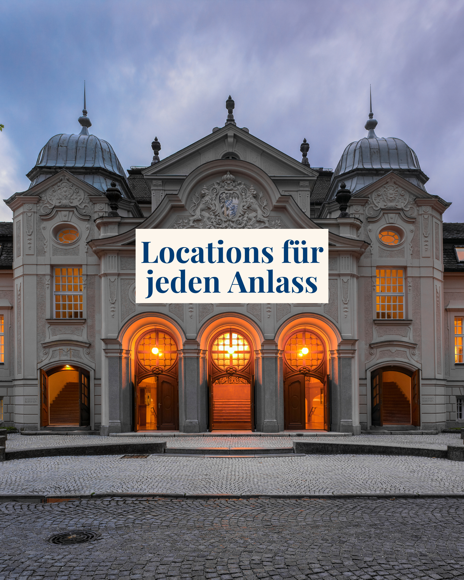 Bayerisches Staatsbad Bad Reichenhall Facebook ad: Ihr benötigt eine besondere Location für Euer Event?