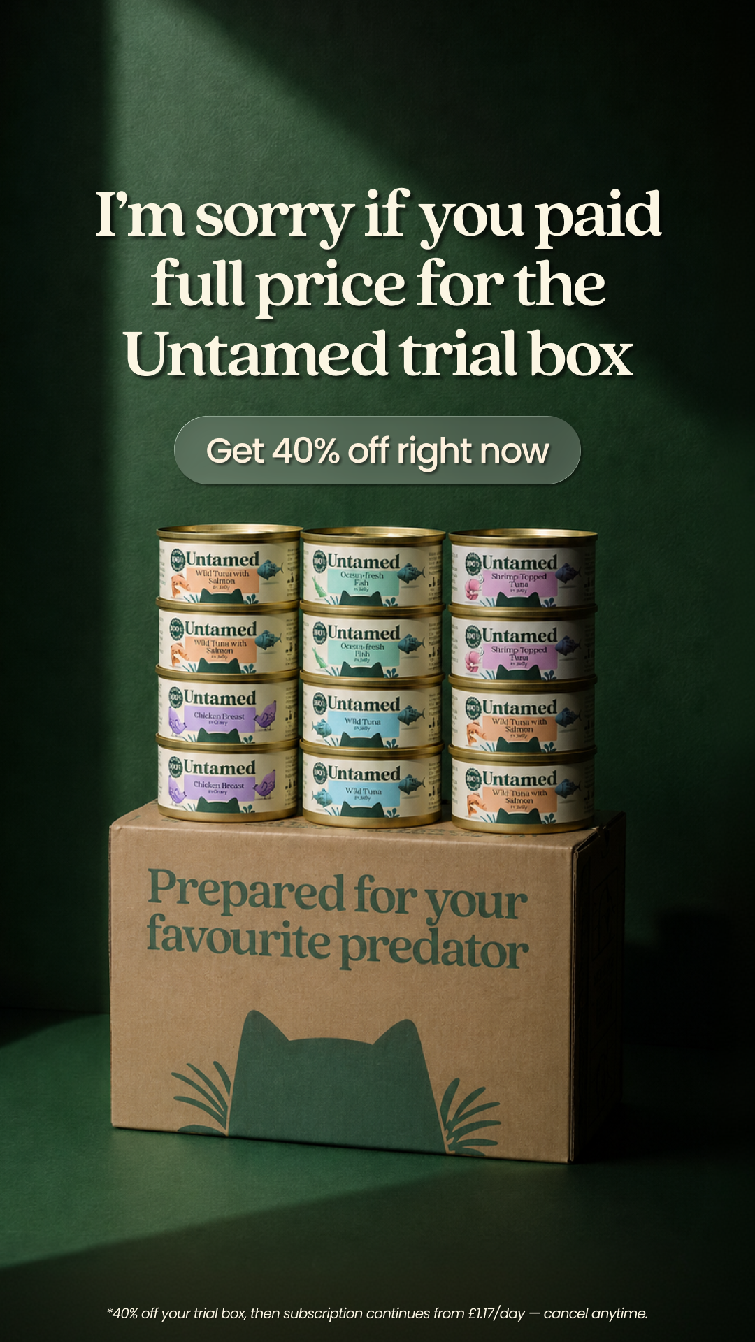 Untamed Facebook ad