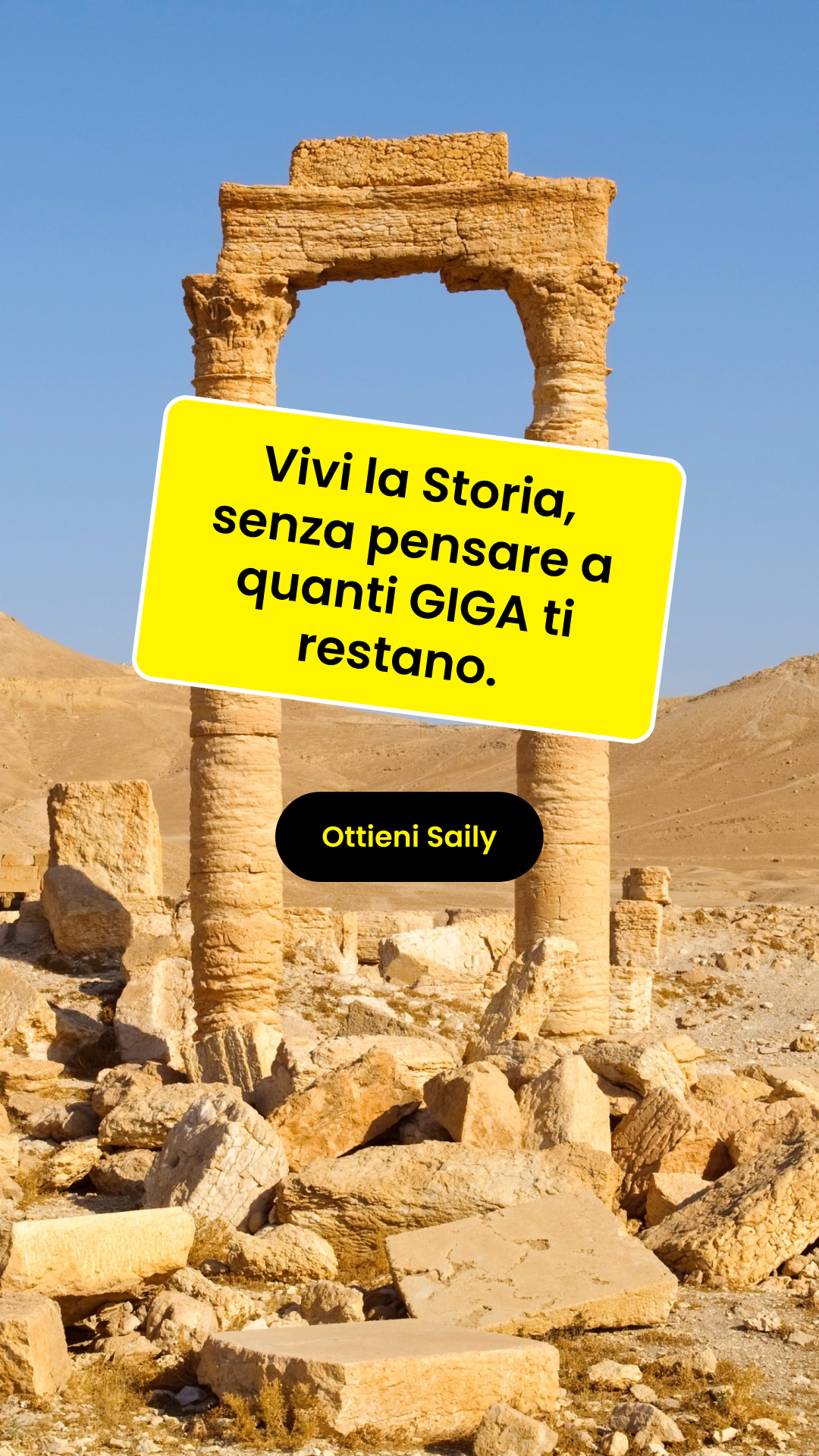 Saily Facebook ad