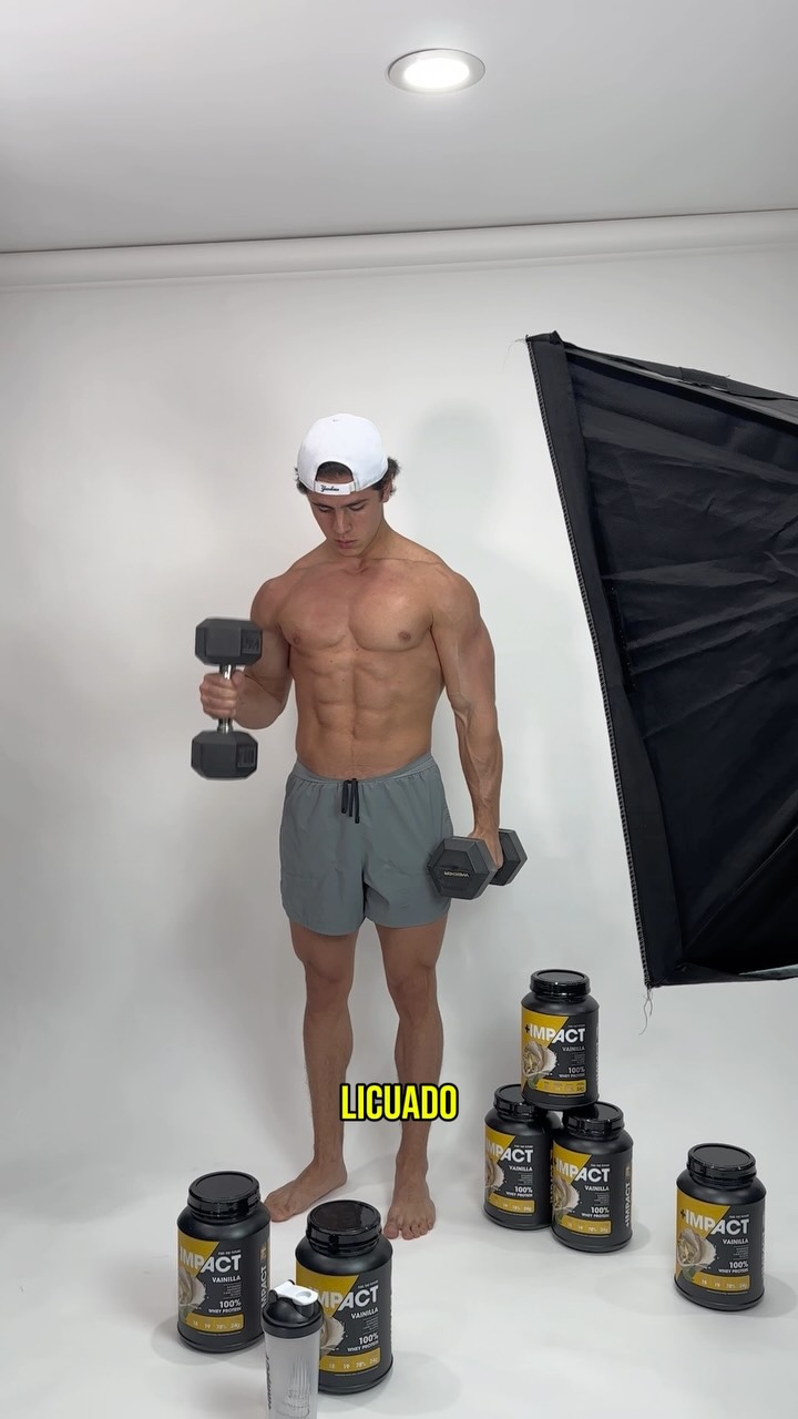 Impact México Facebook ad: Así es como preparo mi licuado de proteína…