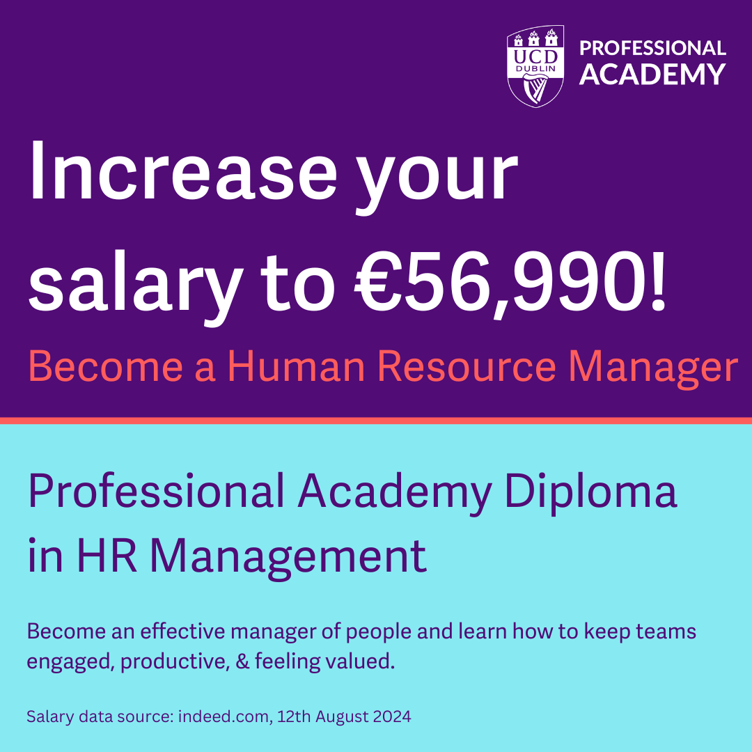 UCD Professional Academy Facebook ad