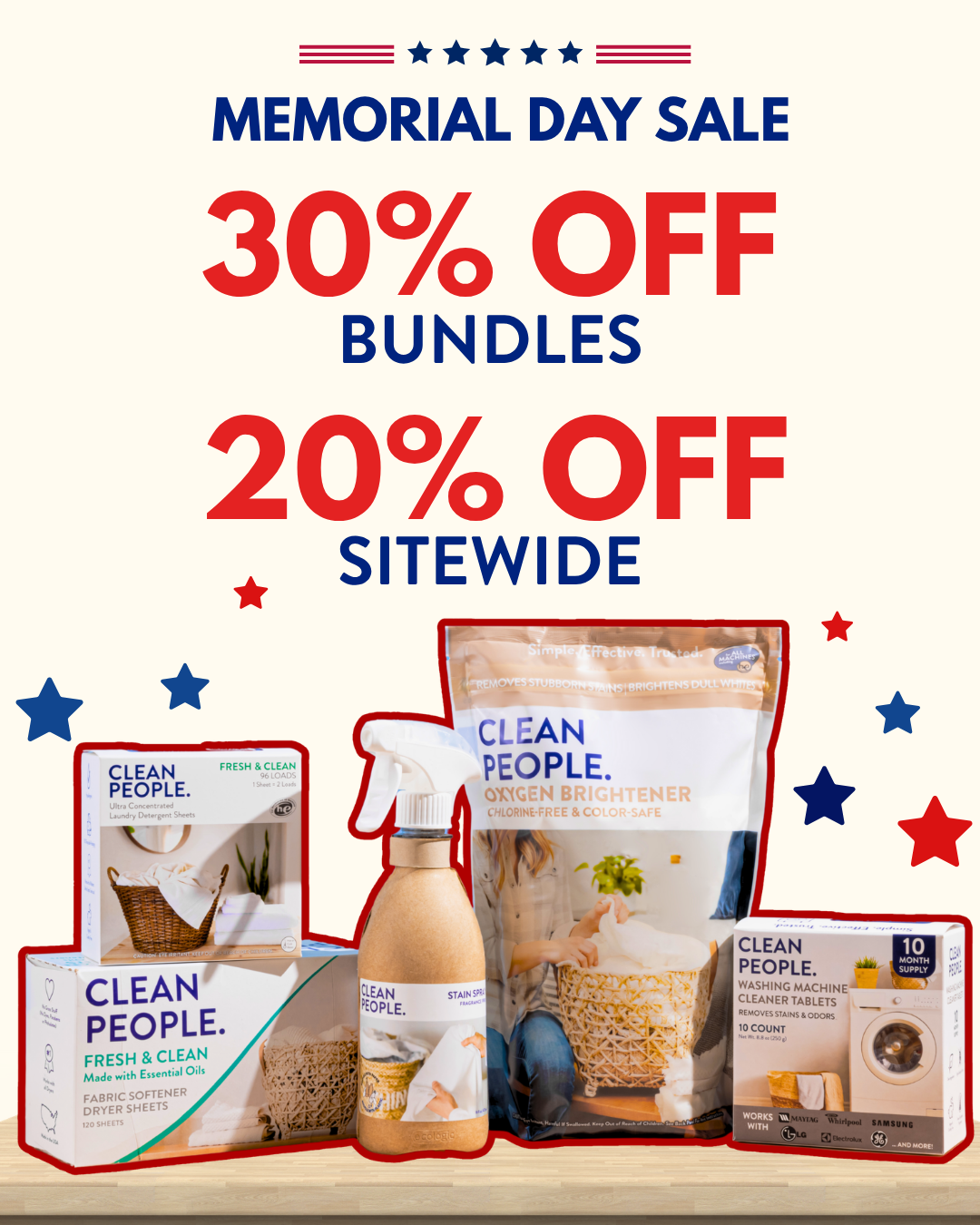Clean People. Facebook ad