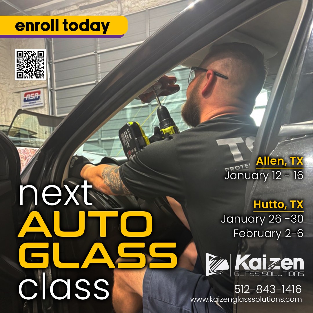 Kaizen Glass Solutions Facebook ad: Auto Glass Training Courses | Kaizen Glass